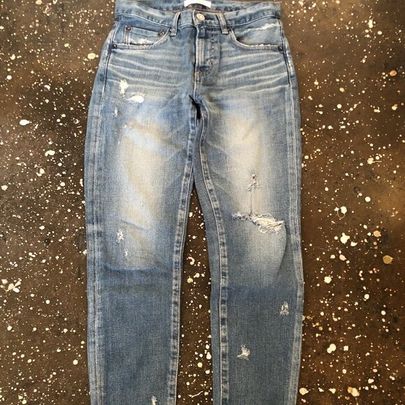 Moussy Vintage Glendele Skinny Jeans Light Blue - Picture 9 of 11